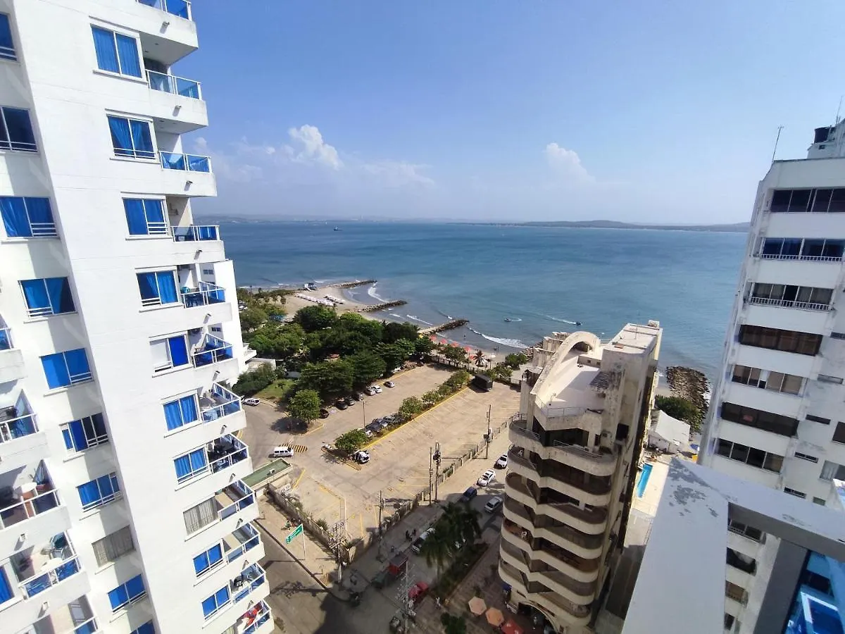 Apartamento Con Vista Al Mar - Piso 15 Cartagena Apartment