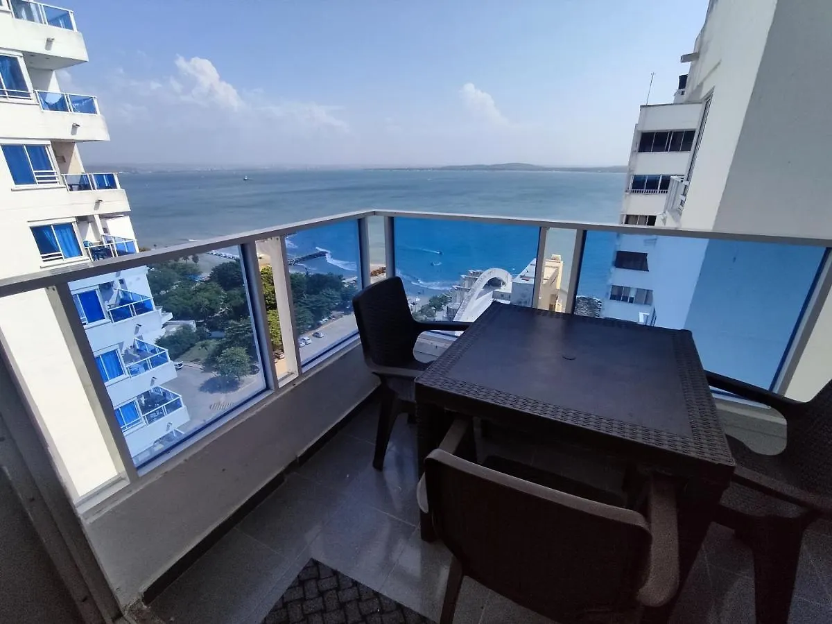 Apartamento Con Vista Al Mar - Piso 15 Cartagena 0*,  Colombia