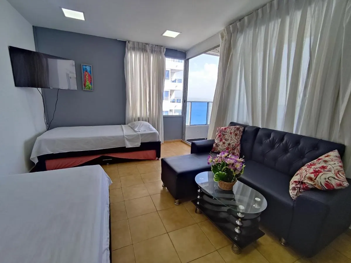 Apartamento Con Vista Al Mar - Piso 15 Cartagena 0*,  Colombia