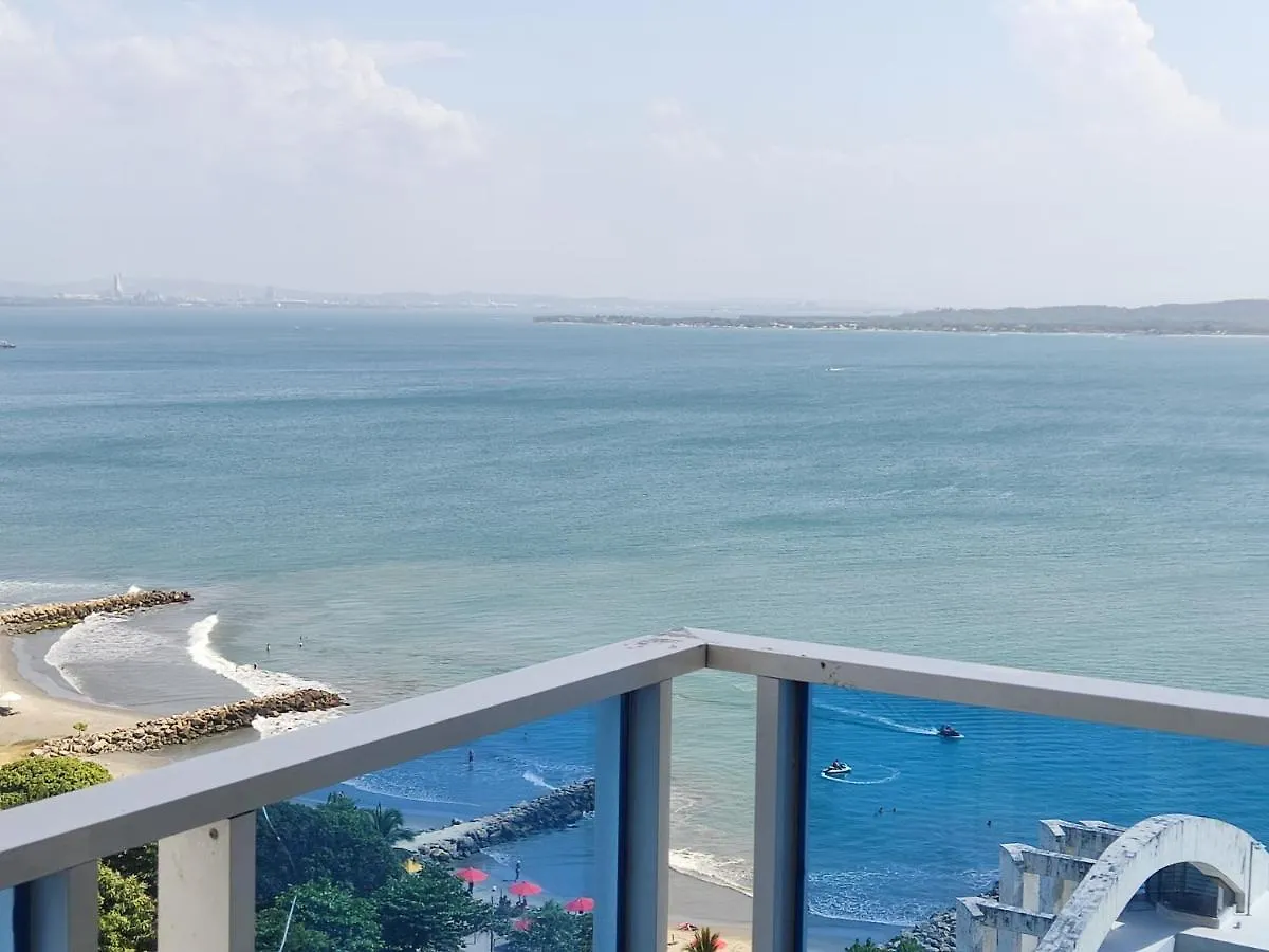 Apartamento Con Vista Al Mar - Piso 15 Cartagena